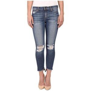 Joes Jeans Blondie Skinny Ankle Coppola Jeans Mid Rise Distressed Denim Size 28
